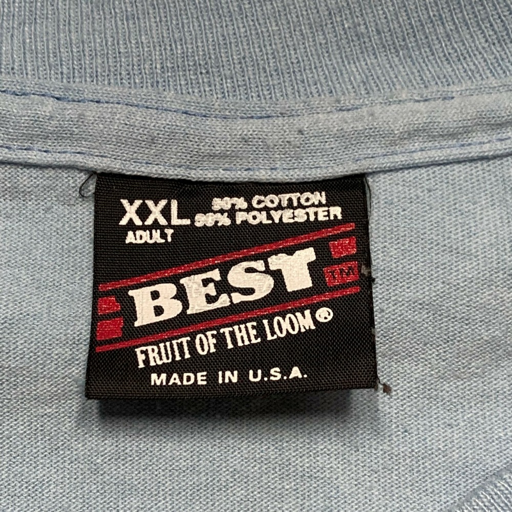 Vintage 50 Years Old T-Shirt Light Blue Size 2XL Funny Birthday Gag Made in USA - Picture 5 of 7